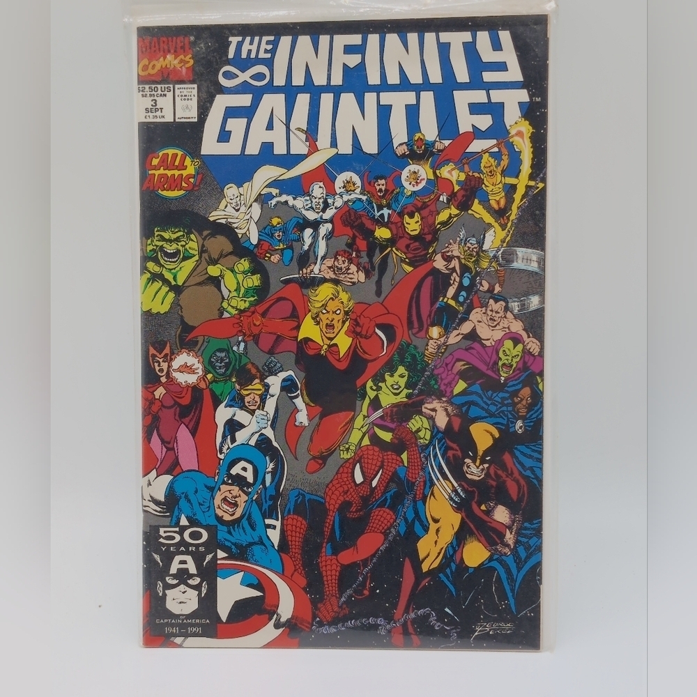 Marvel Comics The Infinity Gauntlet #3 1991 Comic Book